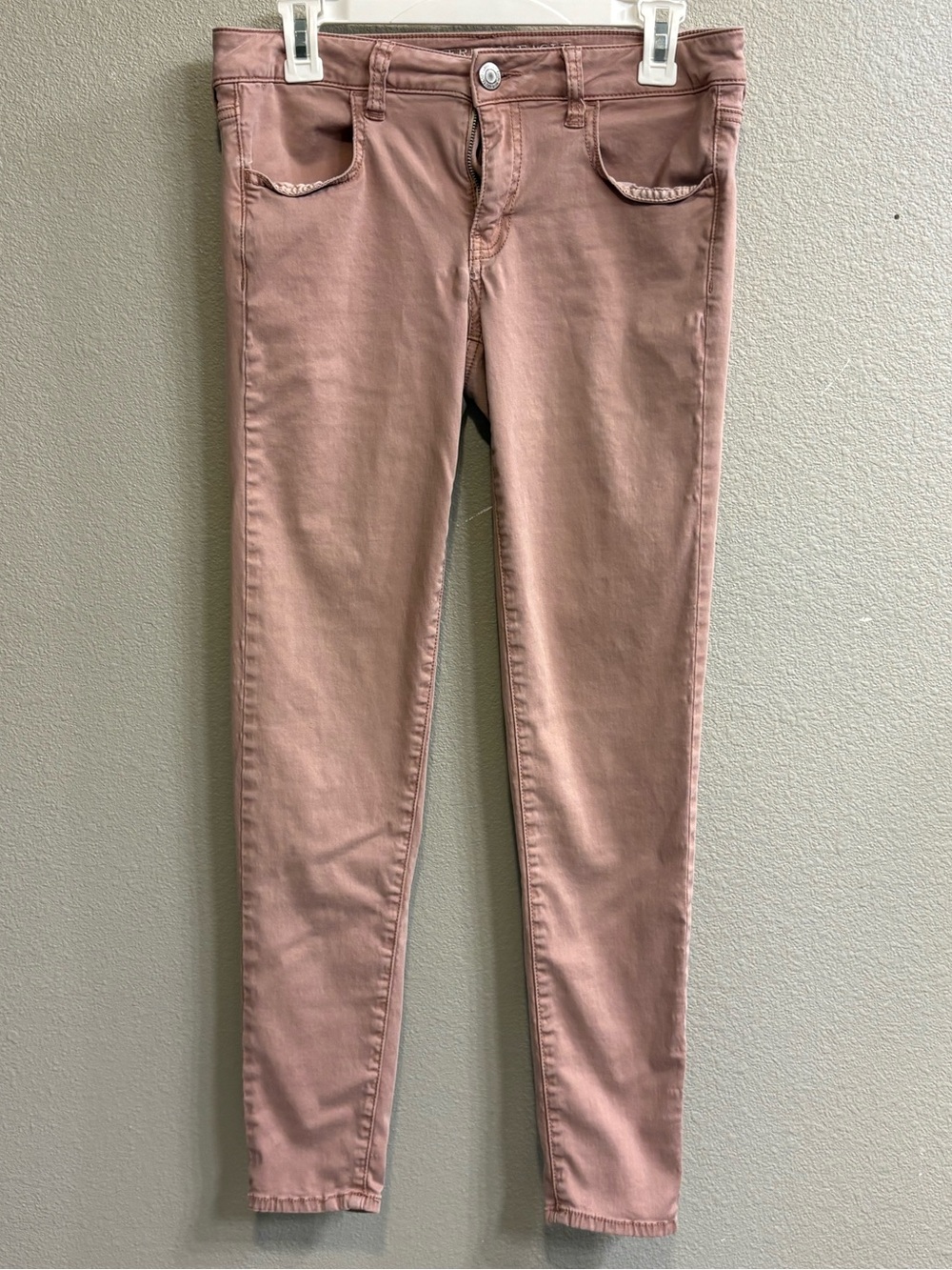 American Eagle Outfitters Super Stretch Jegging Jeans Pink Blush Size 8 Regular